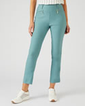 7/8-broek in stretchstof, pull-on