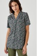 Blouse crêpe stretch reliéfé
