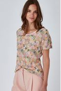Gebloemd T-shirt