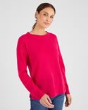 Pull col rond pur cachemire