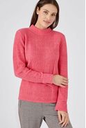 Pull in donzig fantasietricot, gerecycleerde vezels