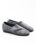 Pantoffel met velcro-sluiting