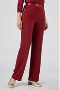 Pull-on broek met wijde pijpen
