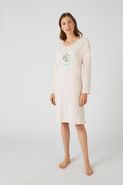 Chemise de nuit Maille jersey pur coton peigné motifs de Noël