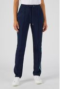 Pull-on broek, contrasterend biesje opzij