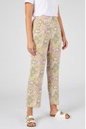 7/8-broek kasjmierprint in zuivere viscose, Lenzing™ EcoVero™