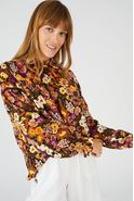 Gebloemde blouse in viscose Lenzing™ EcoVero™
