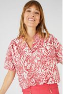 Blouse mélange lin