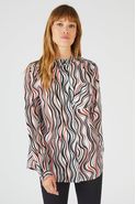 Blouse met grafische print, valt perfect