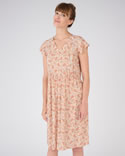 Jurk in zuivere viscose Lenzing™ EcoVero™