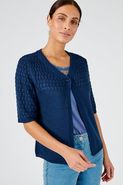 Bolero in fantasietricot met ajour