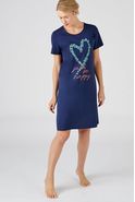 Chemise de nuit Mix&match maille jersey pur coton peigné