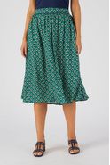Jupe tissu crêpe fibres viscose Lenzing™ EcoVero™