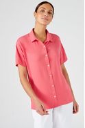 Gebloemde blouse in Climatyl®, gerecycleerde vezels