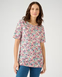 T-shirt imprimé pur coton