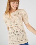 Pull in ajourtricot