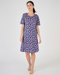 Chemise de nuit Mix & match maille jersey pur coton peigné