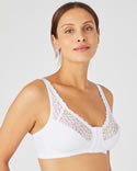 Soutien-gorge sans armatures, ouvert devant