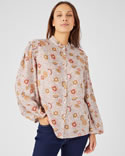 Blouse in *zuivere viscose Lenzing™ EcoVero™