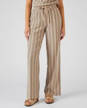 Wijde broek met streepjes