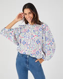 Wijde overhemdblouse Climatyl