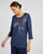 T-shirt goudkleurige motieven
