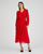 Lange jurk elastische taille