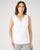 Tanktop met fijne geribde details