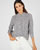 Blouse van stretch crêpestof met reliëf