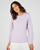 Pull doux broderie fleur