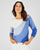Pull jeu de couleurs