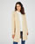 Gilet long maille fantaisie