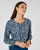 T-shirt maille chaude fleurie