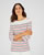 T-shirt rayé maille interlock