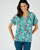 Climatyl vloeiende top, effen of tropische stijl