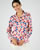 Satijnen overhemdblouse