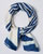 Foulard carré motif géométrique