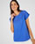 T-shirt met ton-sur-ton borduursel
