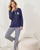 Pyjama pur coton peigné, manches longues