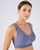 Soutien-gorge brassière effet fine dentelle, sans armatures