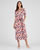 Robe imprimé graphique pure viscose