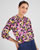 Blouse col volanté pure viscose Lenzing™ EcoVero™
