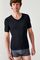 T-shirt col V manches courtes fine côte Thermolactyl Sensitive