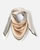 Foulard carré effet graphique