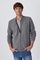 Cardigan met rits in molton