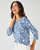 Pull in fijn tricot met 3/4-mouwen