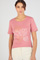 T-shirt brodé pur coton