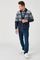 Cardigan met rits in jacquardtricot, wolmix