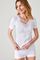 T-shirt met korte mouwen open gebreide Thermolactyl