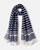 Foulard pur coton marin